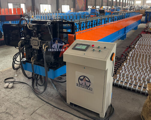 “USA Standard 3 In 1 Water Downpipe Roll Forming Machine Multi Function Rainwater Gutter Downspout Profile Roll Forming Machine Metal Down Pipe Making Machinery for American Building Construction”
