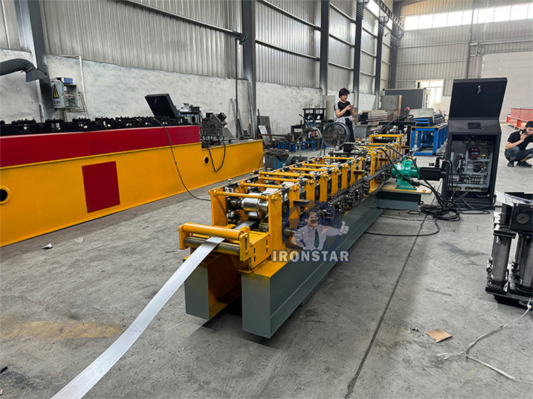 “J Channel Bracket Roll Forming Machine Galvanized Steel Construction Bracket Making Machine for Kazakhstan Building Export from Tianjin Port”