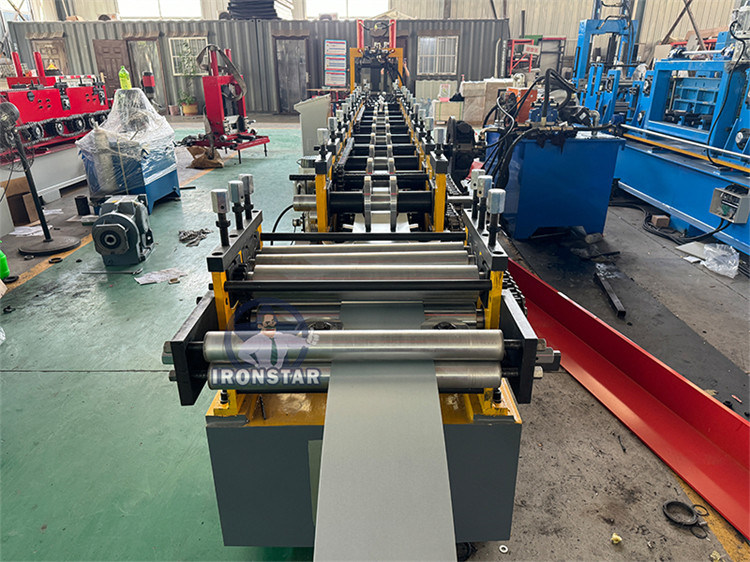 “Full Automatic 60-200mm Size Interchangeable U Purlin Roll Forming Machine Size Change U Purlin Making Machine Galvanized Steel U Profile Cold Roll Former  Kazakhstan Steel Structure Construction ”
