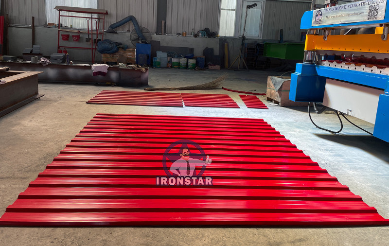 “C18 Profile Metal Roof Roll Forming Machine | Custom for Azerbaijan High Speed C18 Trapezoidal Roll Forming Machine for Azerbaijan Market ”