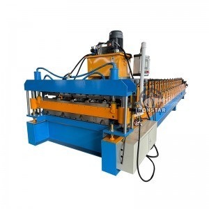 “Double Deck 2 Layer Roll Forming Machine 5 Rib and 4 Rib Trapezoidal Sheet Profiles Full Automatic Roof Sheet Roll Forming Machine for Metal Roofing Panel Production Line”
