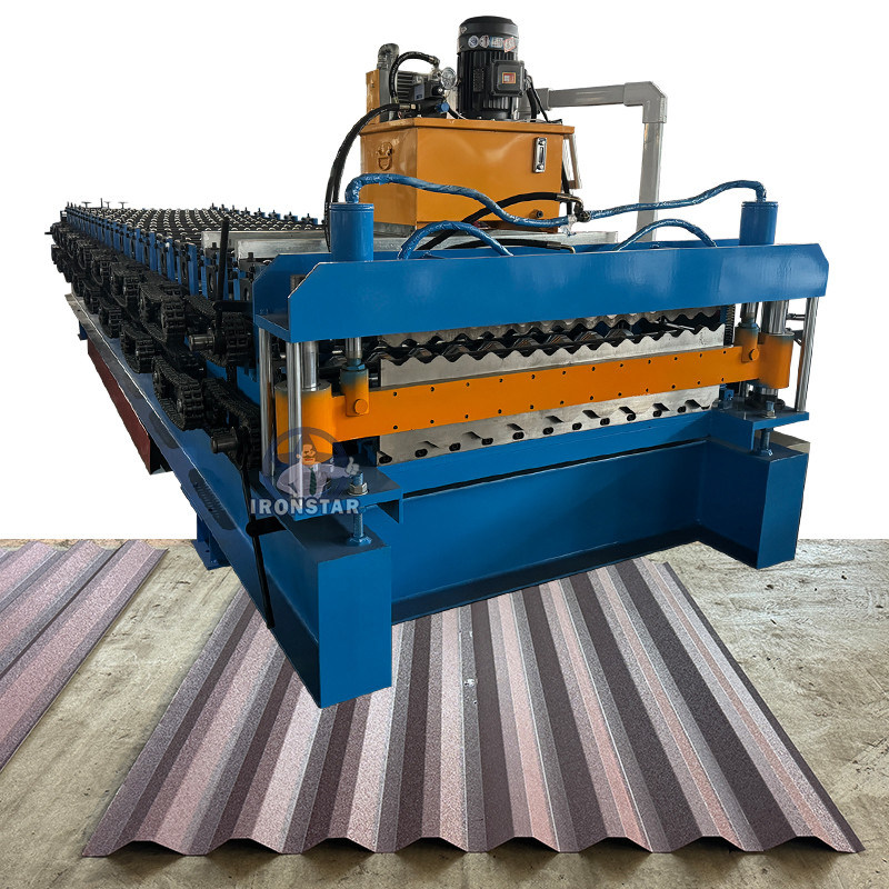 “European Standard Double Layer Roll Forming Machine 5 Rib & 6 Rib Trapezoidal Sheet Profiles CE Certified Automatic Roll Forming Equipment for Hungary Roof Panel Production Line ”