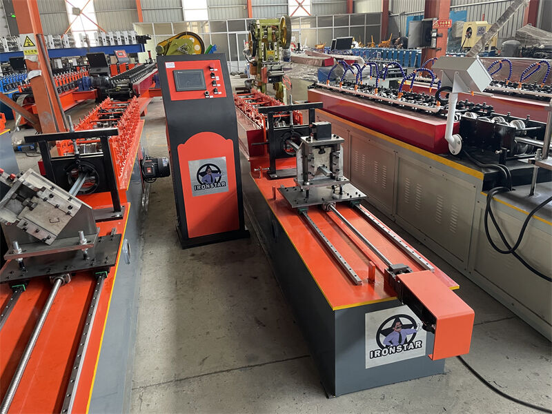 Metal Sheet Omega Furring Channel Roll Forming Machine Featuring Hydraulic Cutting and PLC Control Box for Omega Profile Manufacturing